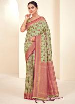 Paithani Silk Red Festival Wear Weaving Saree